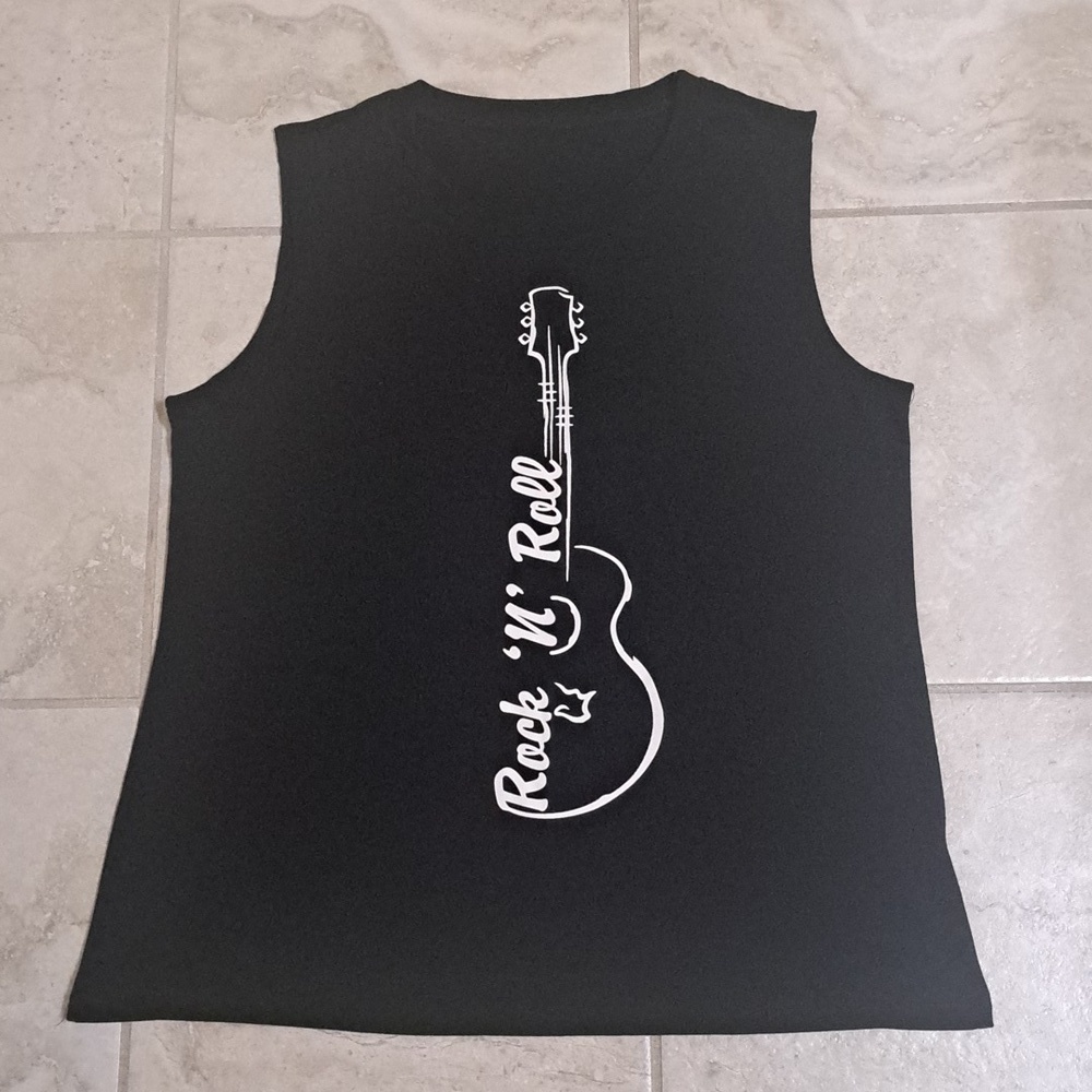 ROCK 'N ROLL super soft large tank, wore 1x in Memphis